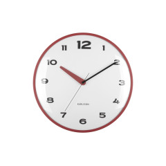 Nástenné hodiny Brisk Dome Karlsson KA6028RD, 40cm